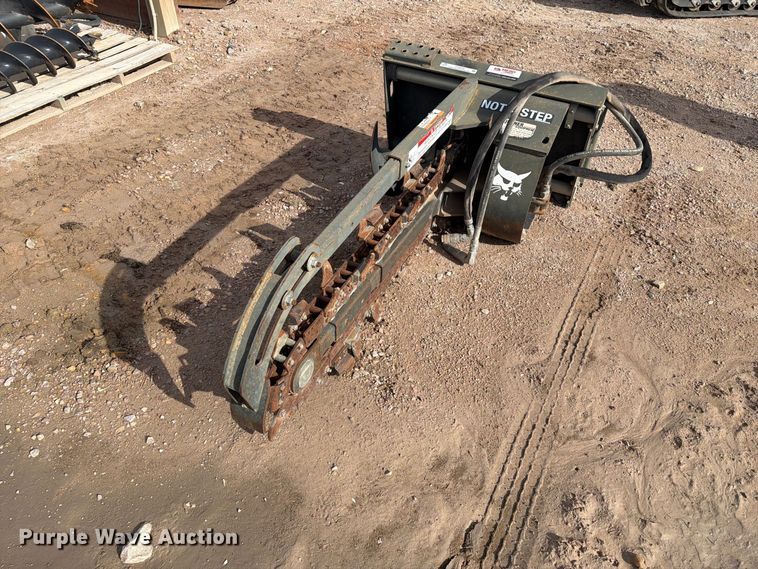 image for item FT6834 2020 Bobcat LT113 Trencher skid steer trencher