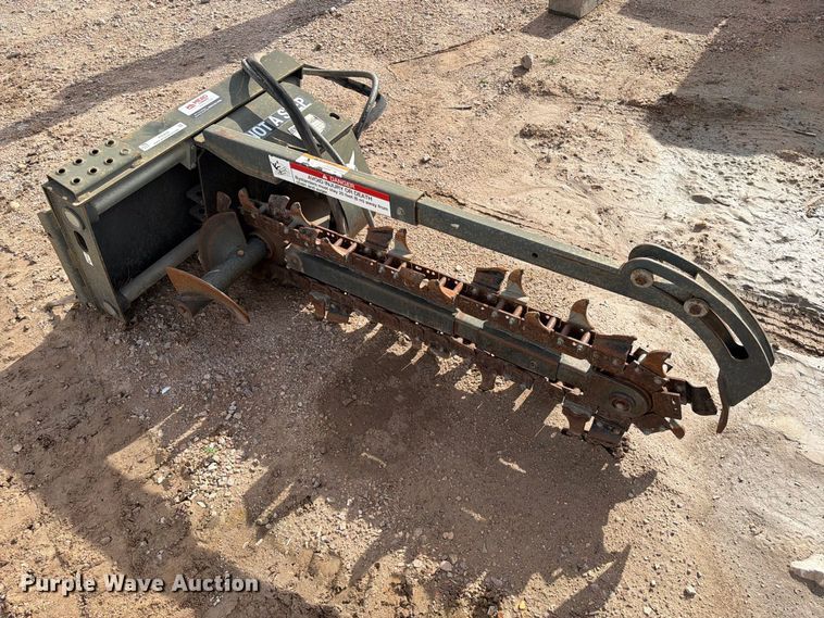 image for item FT6834 2020 Bobcat LT113 Trencher skid steer trencher