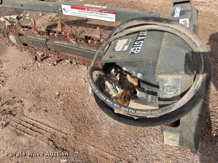 image for item FT6834 2020 Bobcat LT113 Trencher skid steer trencher