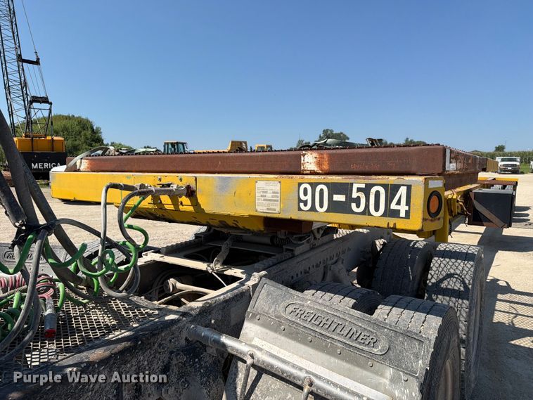 image for item FT8009 1989 Great Lakes Mfg drop deck trailer