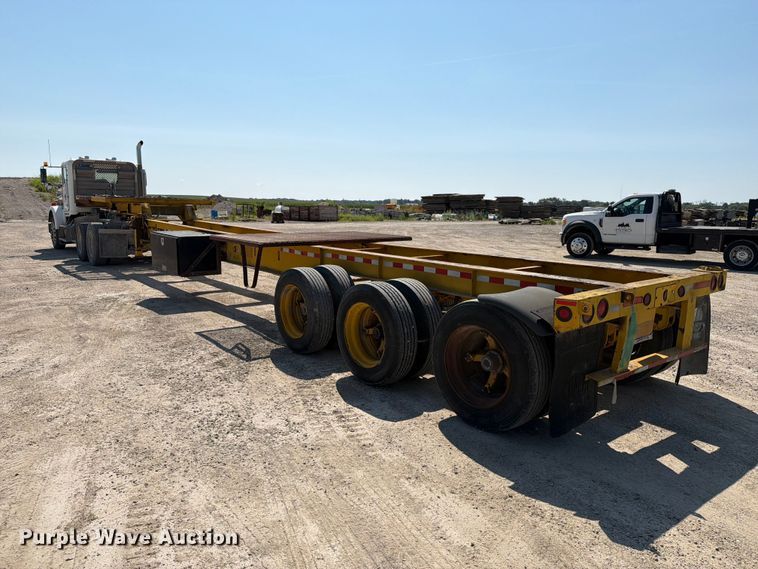 image for item FT8009 1989 Great Lakes Mfg drop deck trailer