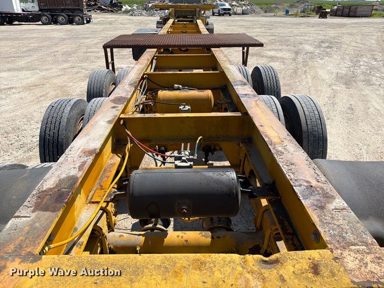 image for item FT8009 1989 Great Lakes Mfg drop deck trailer