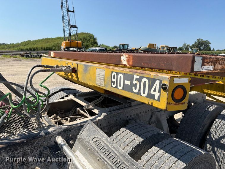 image for item FT8009 1989 Great Lakes Mfg drop deck trailer