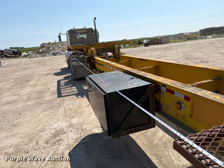 image for item FT8009 1989 Great Lakes Mfg drop deck trailer