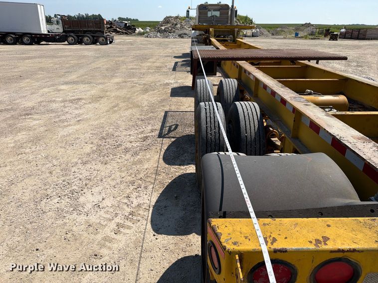 image for item FT8009 1989 Great Lakes Mfg drop deck trailer