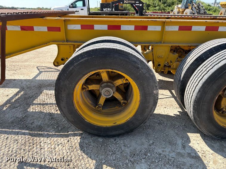 image for item FT8009 1989 Great Lakes Mfg drop deck trailer