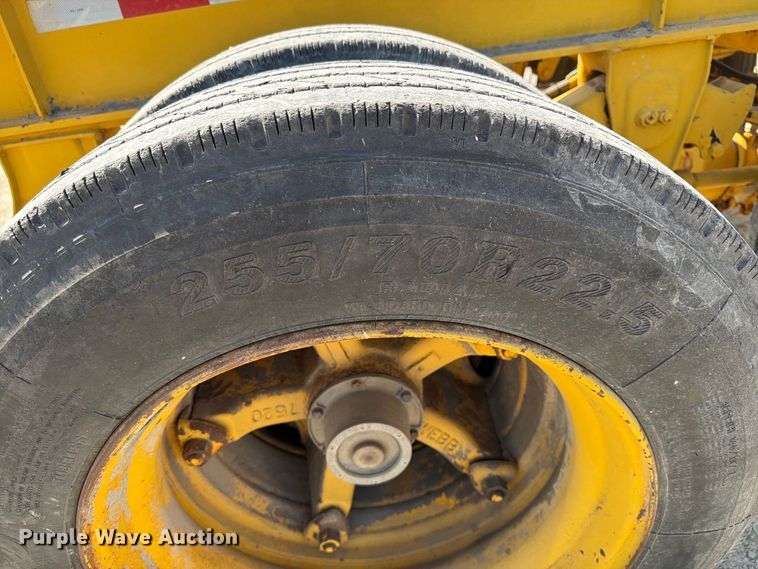 image for item FT8009 1989 Great Lakes Mfg drop deck trailer