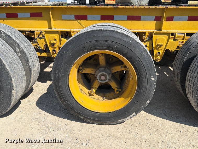 image for item FT8009 1989 Great Lakes Mfg drop deck trailer