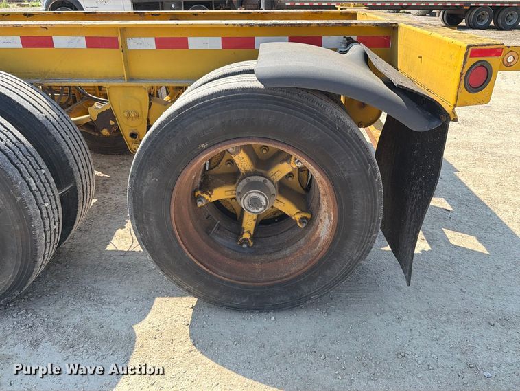 image for item FT8009 1989 Great Lakes Mfg drop deck trailer