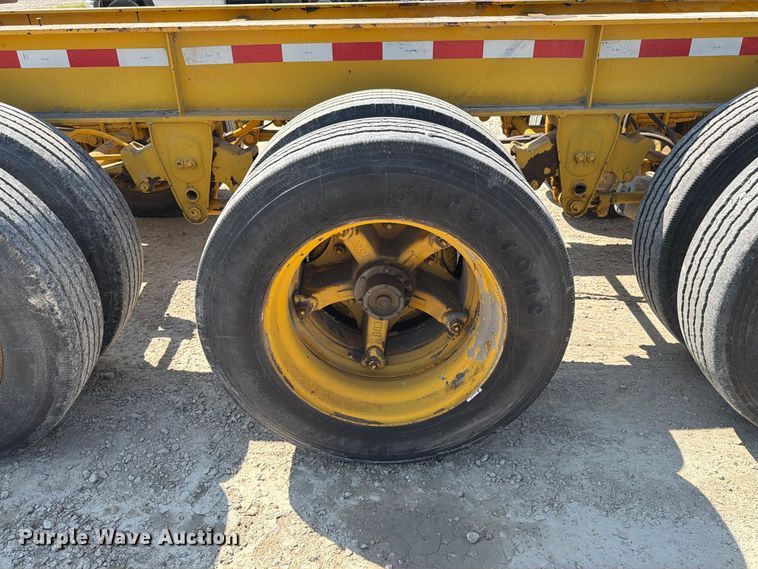 image for item FT8009 1989 Great Lakes Mfg drop deck trailer