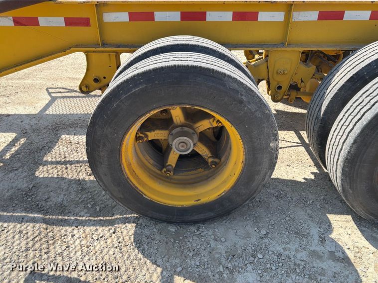 image for item FT8009 1989 Great Lakes Mfg drop deck trailer