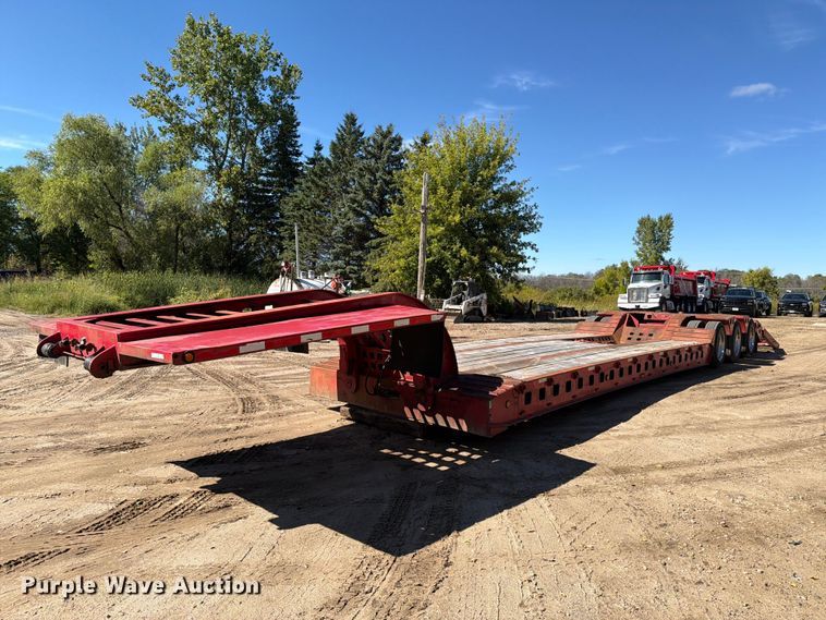1995 Kalyn Siebert 69T3A lowboy equipment trailer