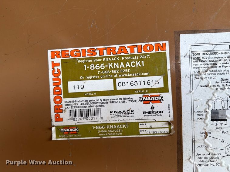 image for item FT8118 Knaack job boxes