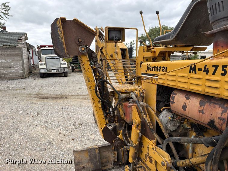 image for item FT8137 2019 Vermeer M475A trencher