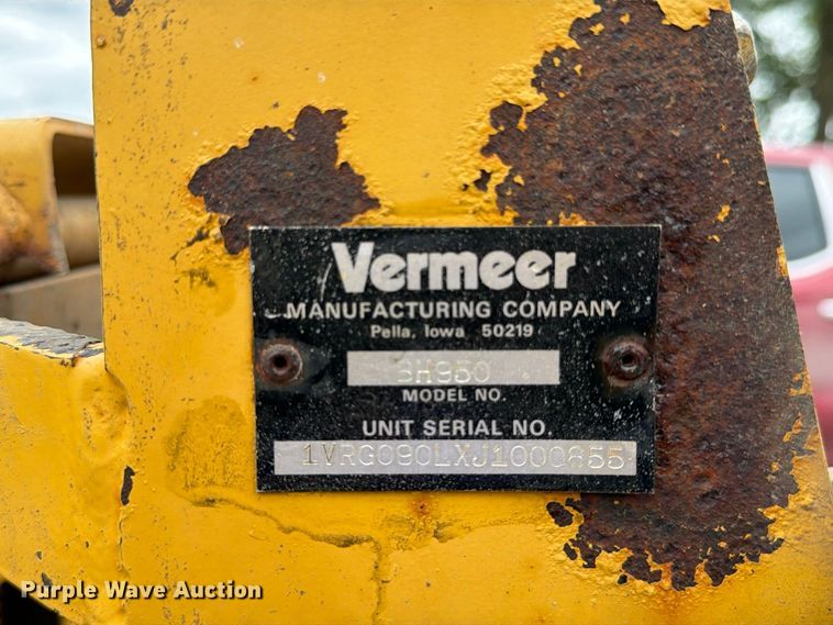 image for item FT8137 2019 Vermeer M475A trencher
