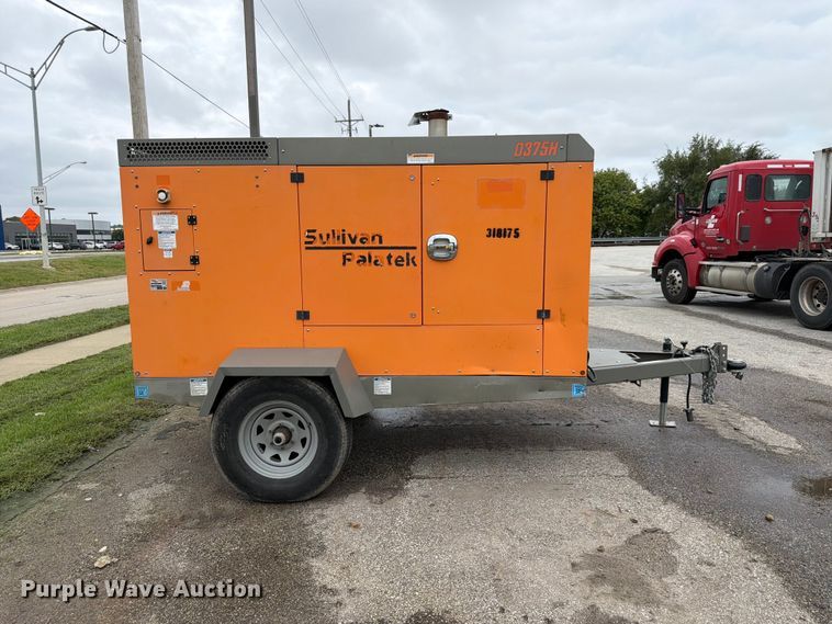 image for item FU0519 2018 Sullivan Palatek D375PHJD4 air compressor