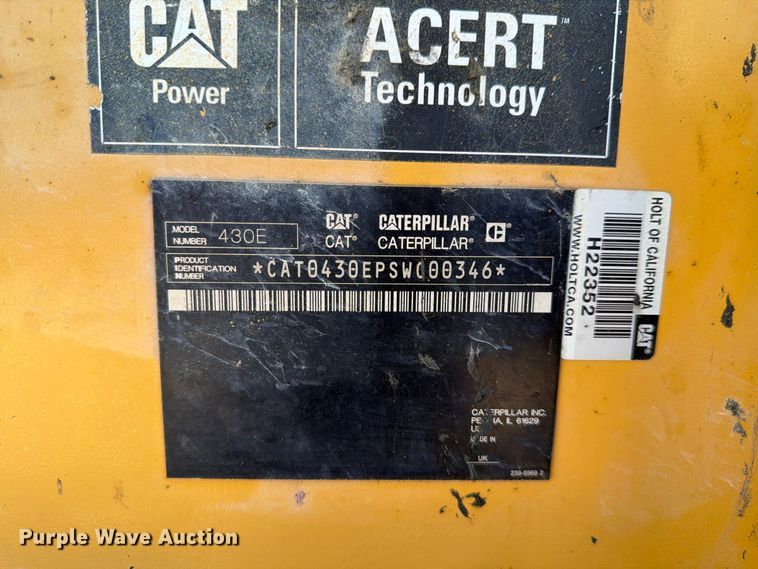 image for item NC9915 2006 Caterpillar 430E backhoe