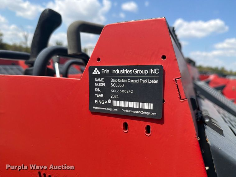 image for item NC9936 2024 Erie Industries SCL850 compact utility loader