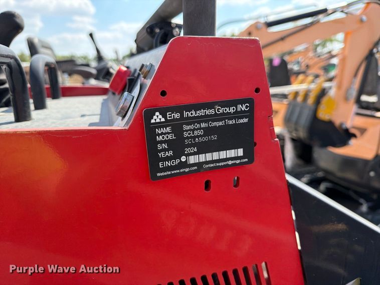 image for item NC9940 2024 Erie Industries SCL850 compact utility loader