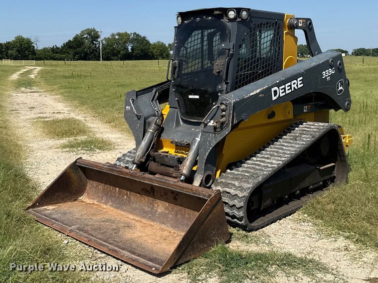 2016 John Deere 333G tracked skid steer loader