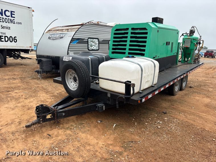image for item YA3719 2021 Dustless Blasting sand blasting trailer