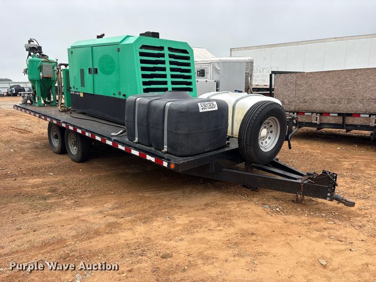 image for item YA3719 2021 Dustless Blasting sand blasting trailer