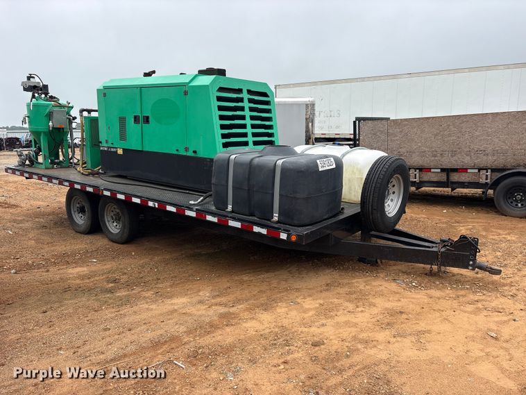 image for item YA3719 2021 Dustless Blasting sand blasting trailer