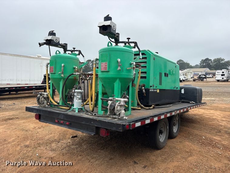 image for item YA3719 2021 Dustless Blasting sand blasting trailer