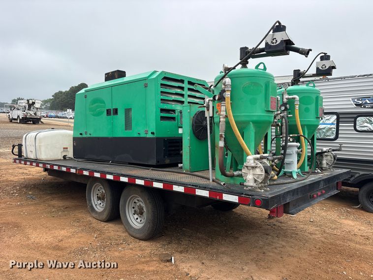 image for item YA3719 2021 Dustless Blasting sand blasting trailer