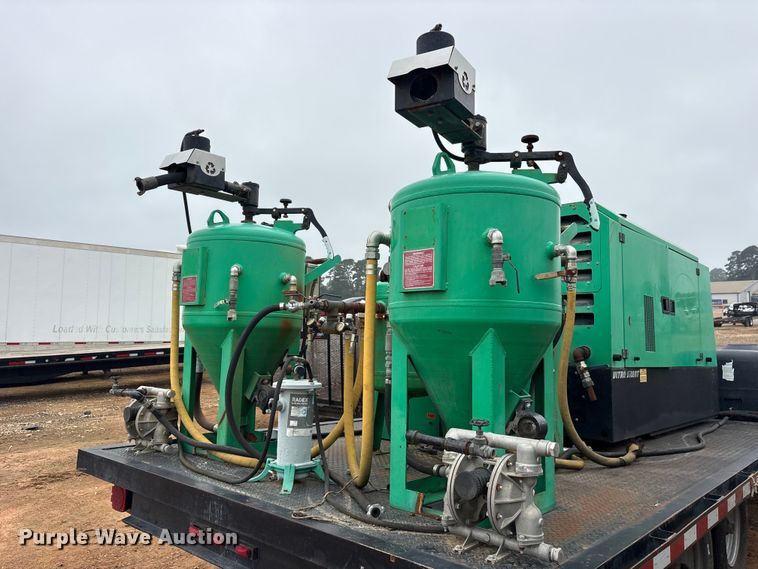 image for item YA3719 2021 Dustless Blasting sand blasting trailer