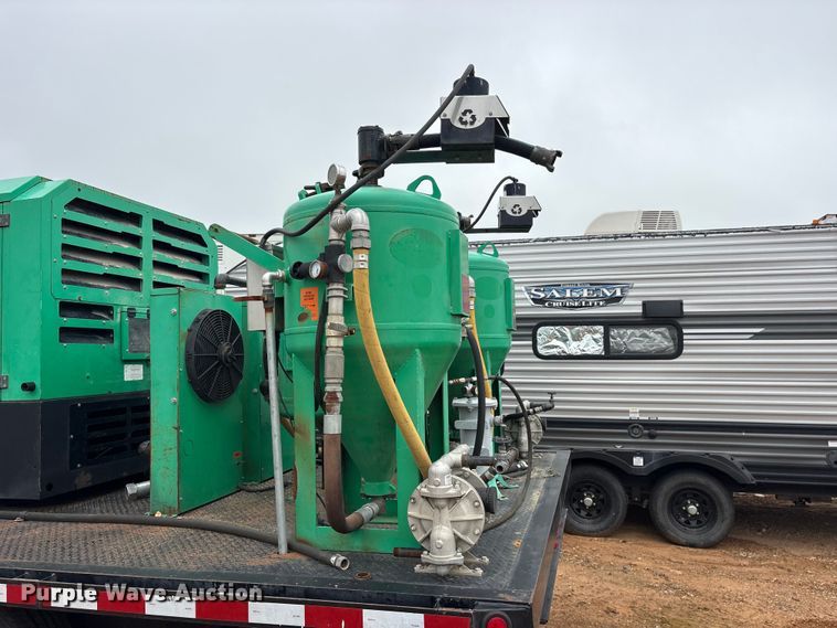 image for item YA3719 2021 Dustless Blasting sand blasting trailer