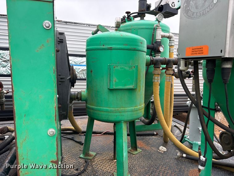 image for item YA3719 2021 Dustless Blasting sand blasting trailer