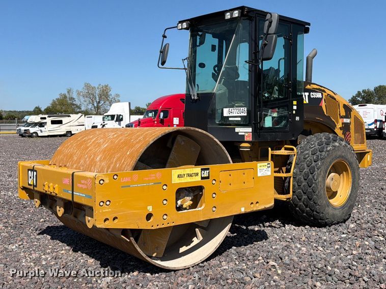 2019 Caterpillar CS56B single drum vibratory roller