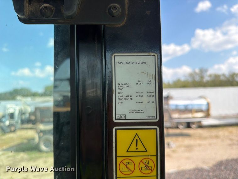 image for item YA4577 2019 Caterpillar 335FL CR excavator