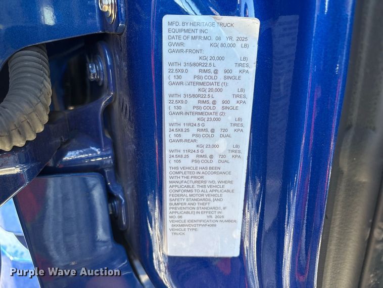 image for item YA4627 2026 Western Star 49X Chassis dump truck