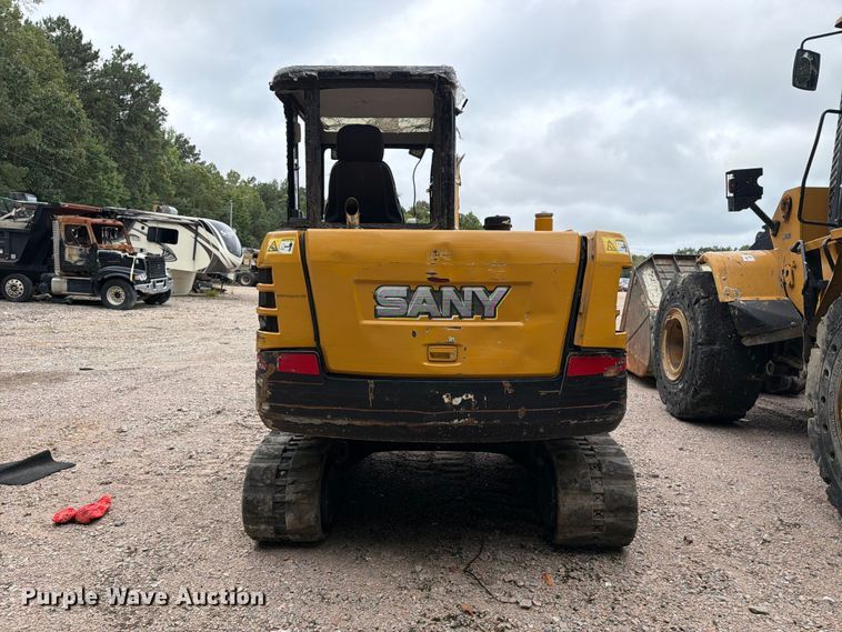image for item YA4722 2022 Sany SY60C mini excavator