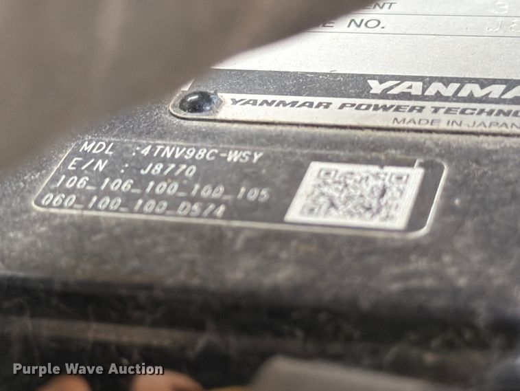 image for item YA4722 2022 Sany SY60C mini excavator
