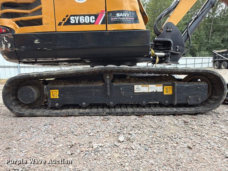 image for item YA4722 2022 Sany SY60C mini excavator