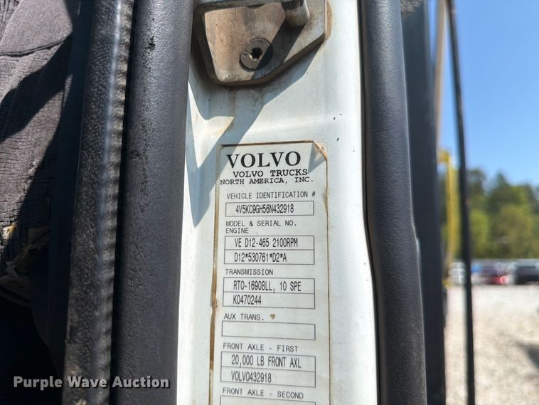 image for item YA4723 2006 Volvo VHD dump truck
