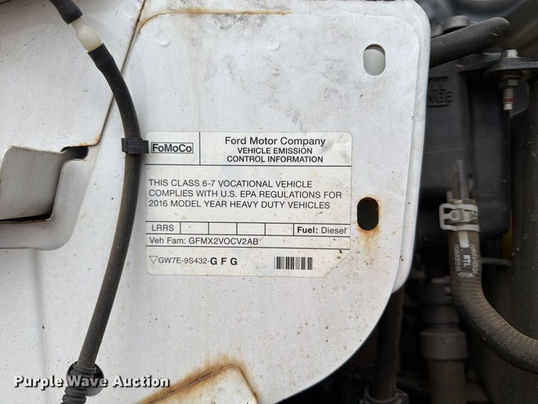 image for item YA4734 2016 Ford F750 Super Duty forestry bucket truck