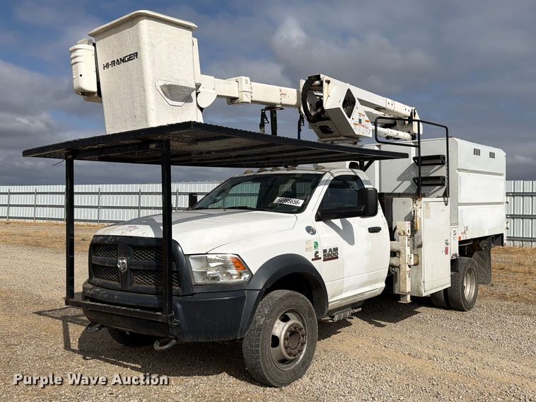 image for item YA4872 2016 RAM 5500 forestry bucket truck