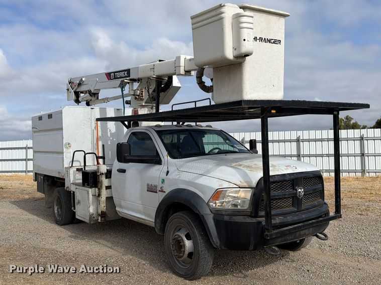 image for item YA4872 2016 RAM 5500 forestry bucket truck