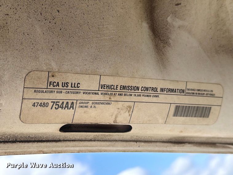 image for item YA4872 2016 RAM 5500 forestry bucket truck