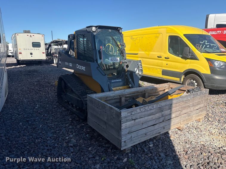 image for item YA4950 2023 John Deere 325G tracked skid steer loader