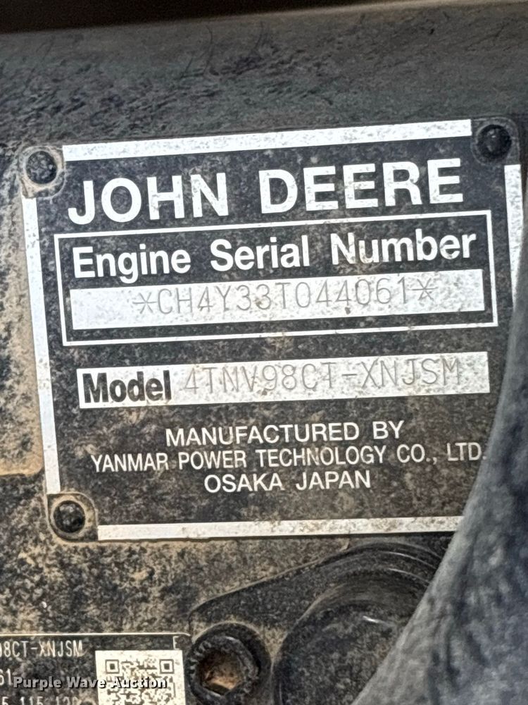 image for item YA4950 2023 John Deere 325G tracked skid steer loader
