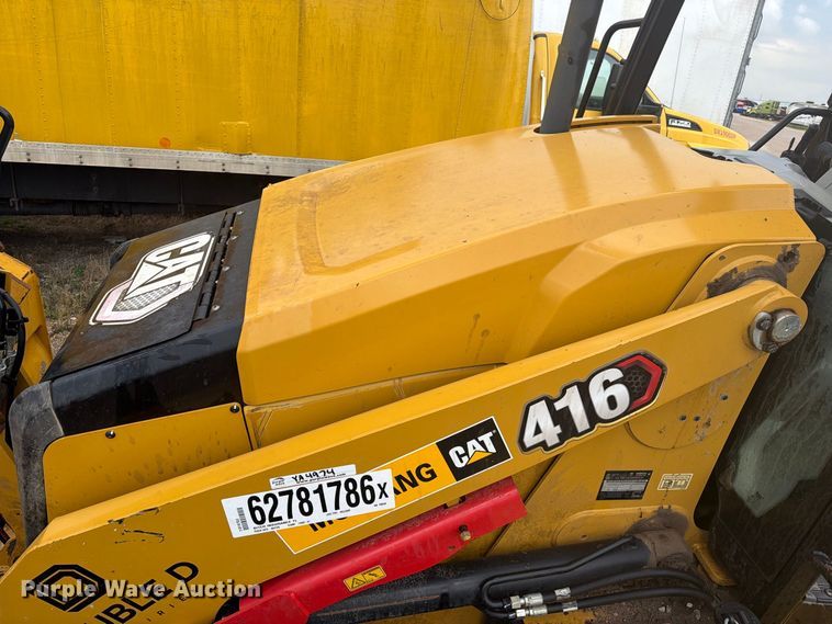 image for item YA4974 2020 Caterpillar 416 backhoe