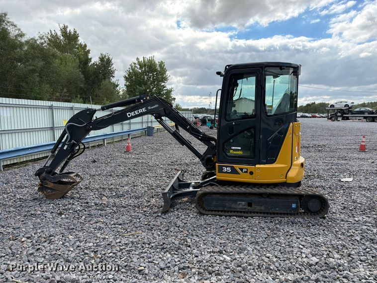 image for item YA5065 2023 John Deere 35P-Tier mini excavator