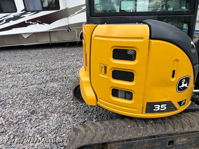 image for item YA5065 2023 John Deere 35P-Tier mini excavator