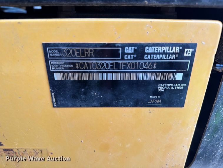 image for item YA5146 2014 Caterpillar 320ELRR excavator