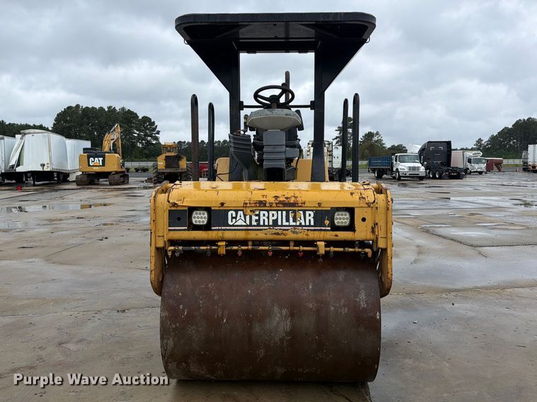image for item YA5147 2007 Caterpillar CB-424D double drum vibratory roller